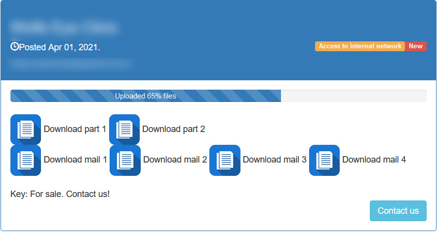 Lorenz selling access to victims' networks
