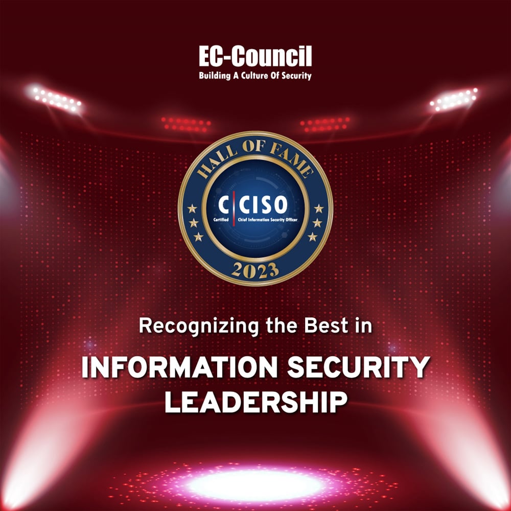 EC Council CISO Hall of Fame Award