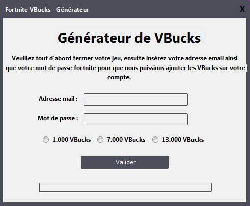 fake french v bucks generator - fortnite text generator