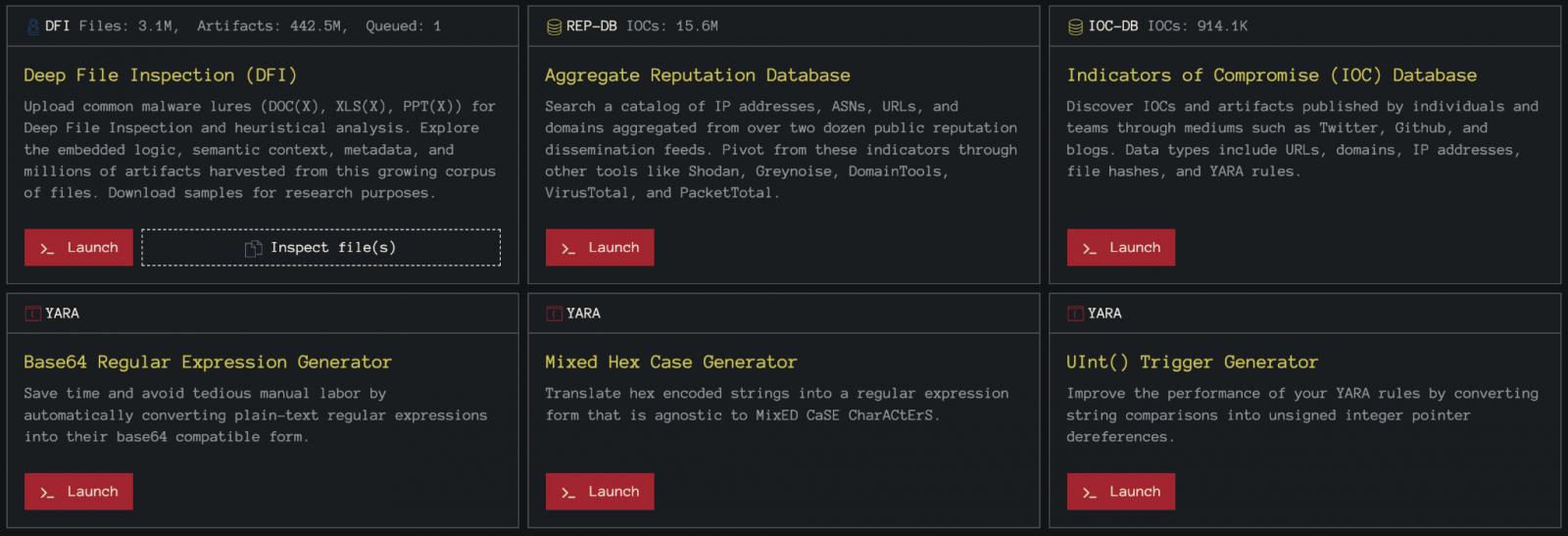 InQuest Deep File Inspection (DFI) application