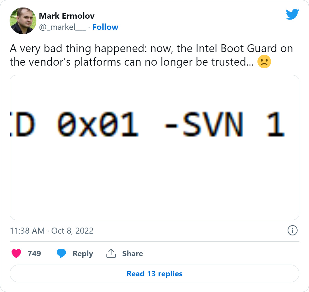 Mark Emolov tweet