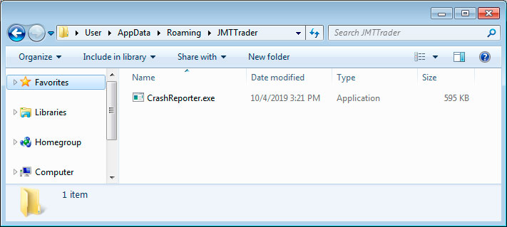 CrashReporter.exe Backdoor