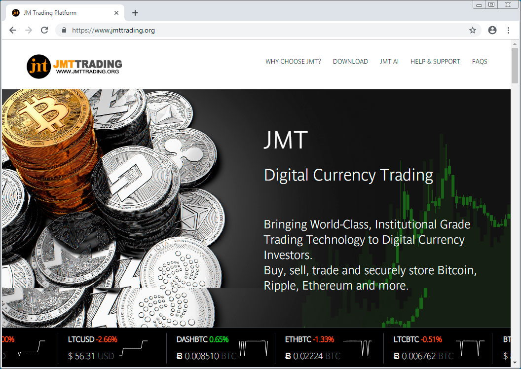 JMT Trader Web Site