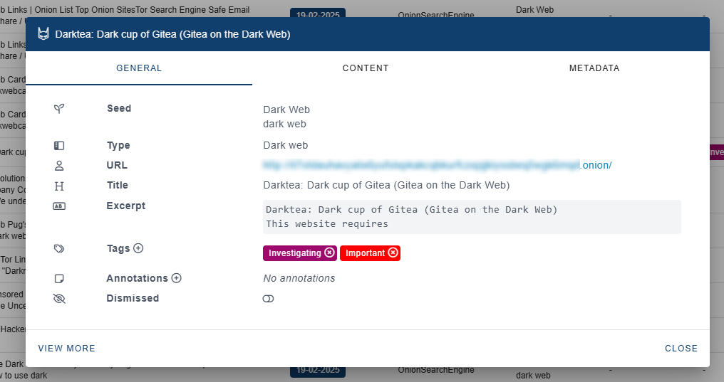 Detect and monitor Cyber Risk outside of your owned assets.