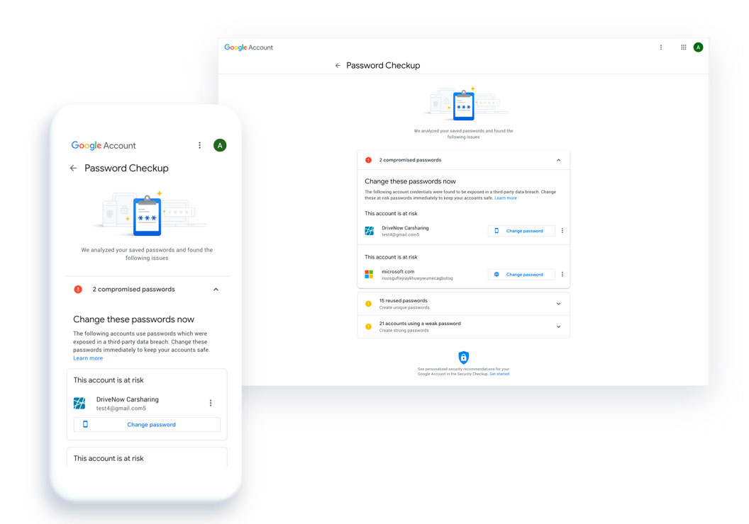 Google's Password Manager Now Warns About Compromised Accounts Google's Password Manager Now Warns About Compromised Accounts