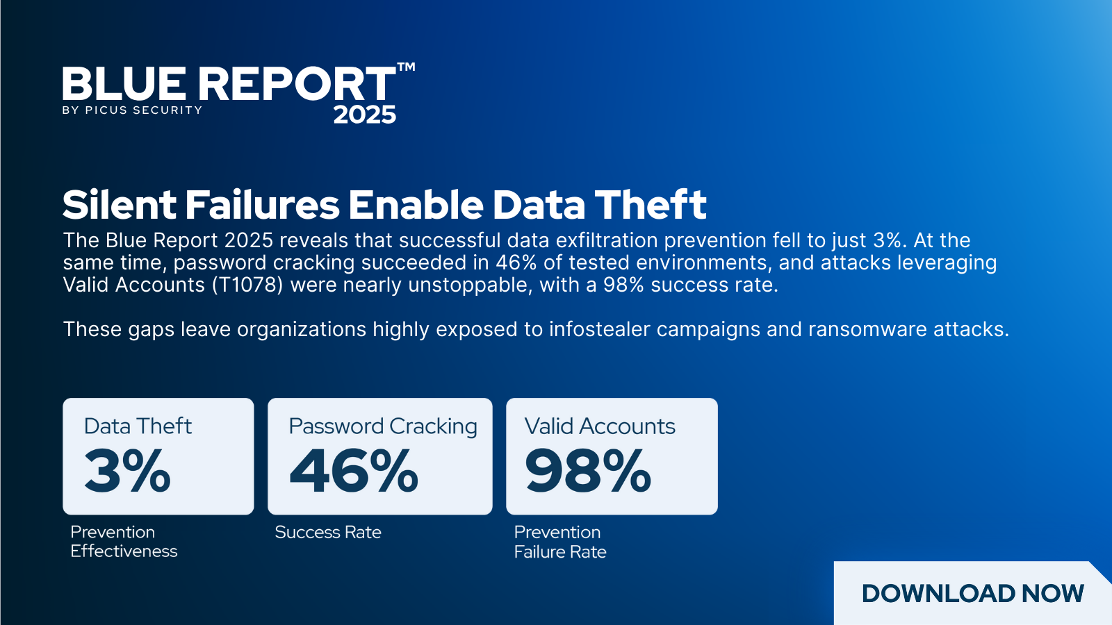 Blue report statistics
