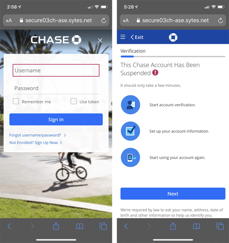 Amex, Chase Fraud Protection Emails Used as Clever Phishing Lure
