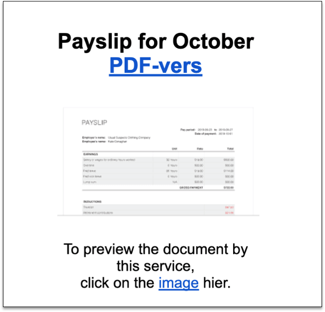 Google Docs phishing page
