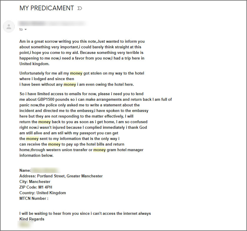 Lateral Phishing Attack