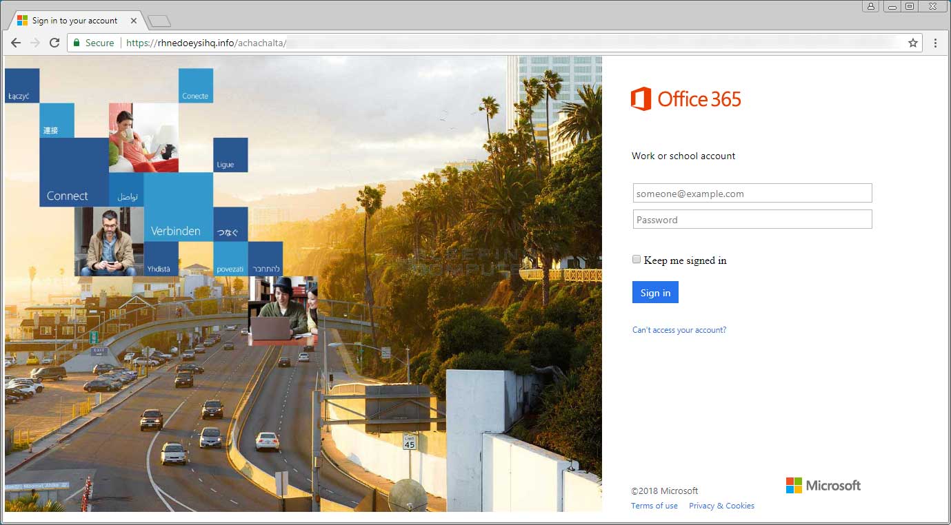 Office 365 Phishing Page