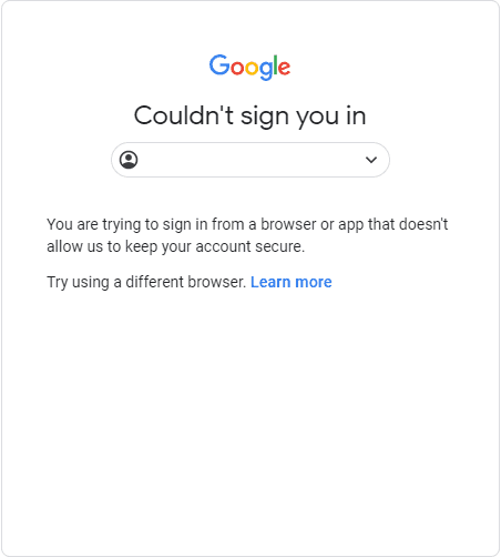 Google Chrome logon blocking MiTM attacks