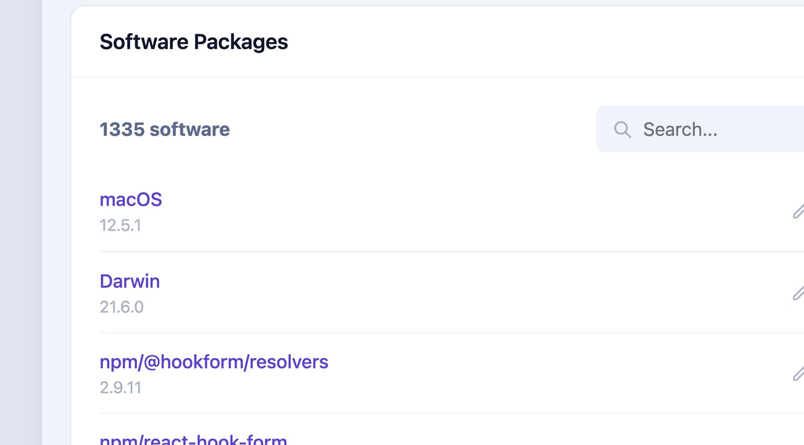 Your list of software may run into the thousands.