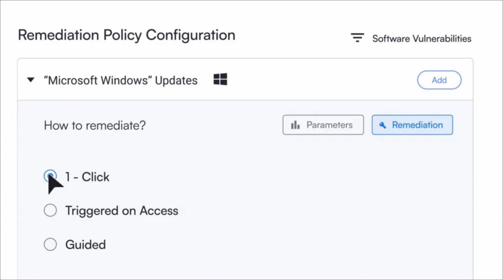 Infinipoint’s remediation toolbox gives users one-click steps to fix device compliance issues.