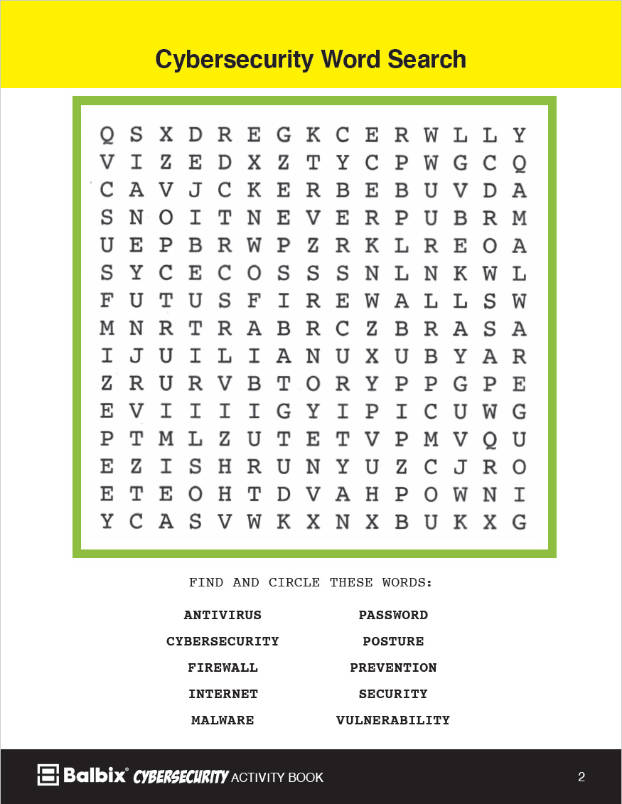 Introduce Kids to Cybersecurity With This Free Activity Book