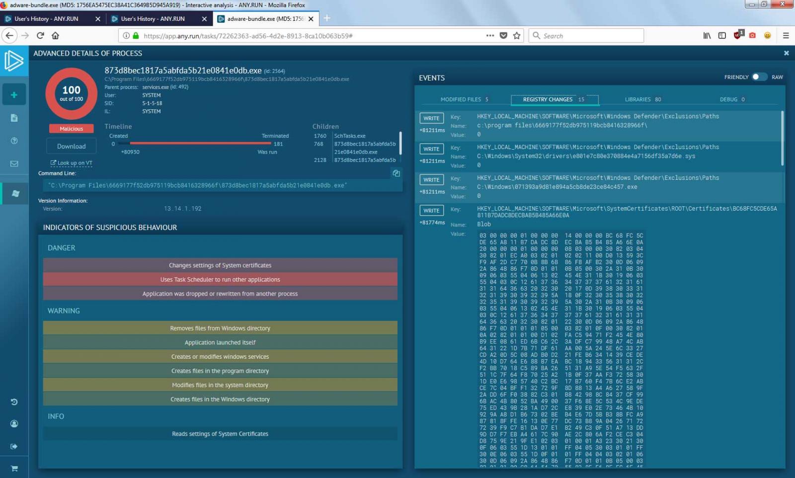 Analysis RedEngine Cracked.rar (MD5: 7194C9F675FD275922342851CD216D05)  Malicious activity - Interactive analysis ANY.RUN