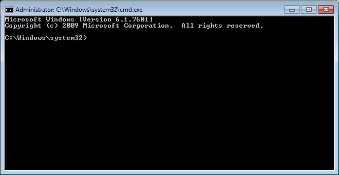 Elevated Command Prompt