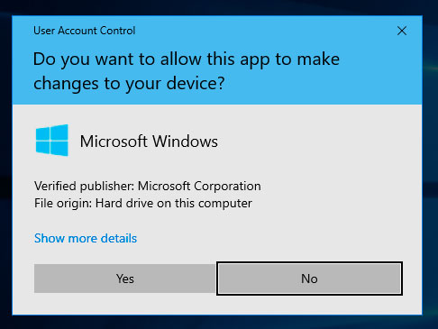 UAC Prompt