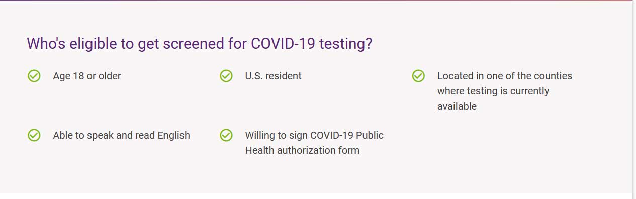 Screening requirements