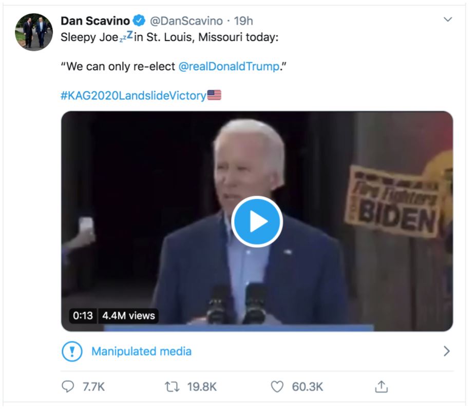Twitter Manipulated Media