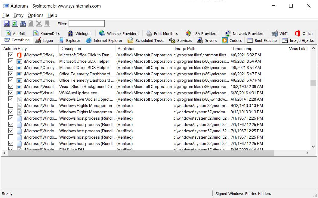 AutoRuns 14.10 free download AutoRuns 14.10 free download