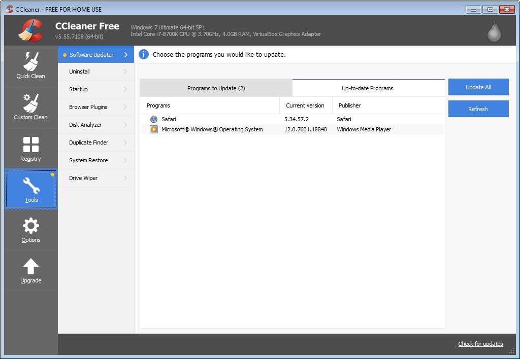 ccleaner pro features