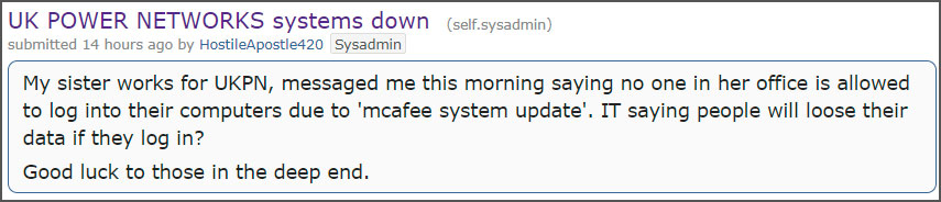 Bad McAfee Exploit Prevention Update Blocked Windows Logins