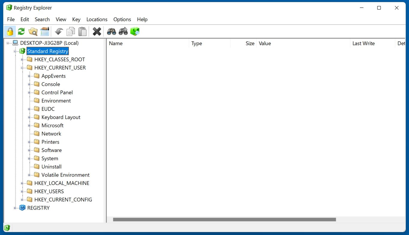Registry Explorer