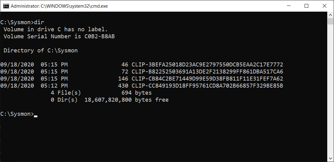 Microsoft Sysmon now logs data copied to the Windows Clipboard