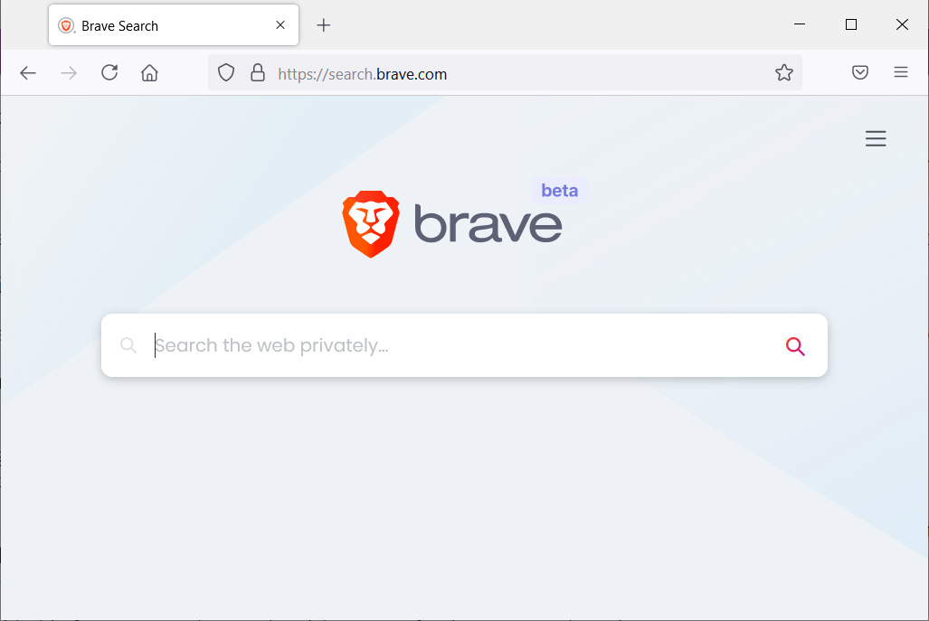 The new Brave Search engine