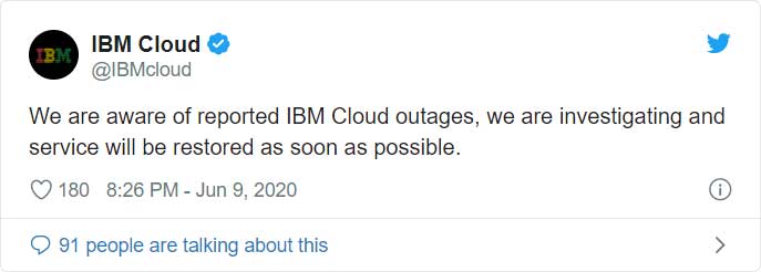 IBM tweet