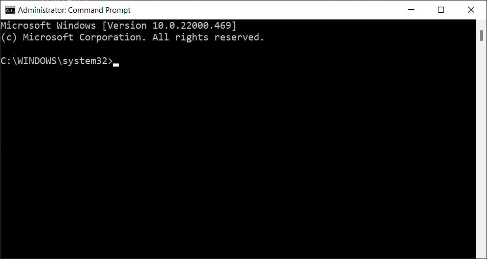 Windows 11 Command Prompt with Administrator Rights