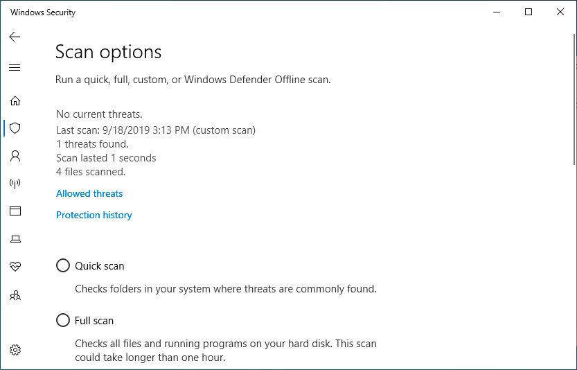 Windows Security Summary