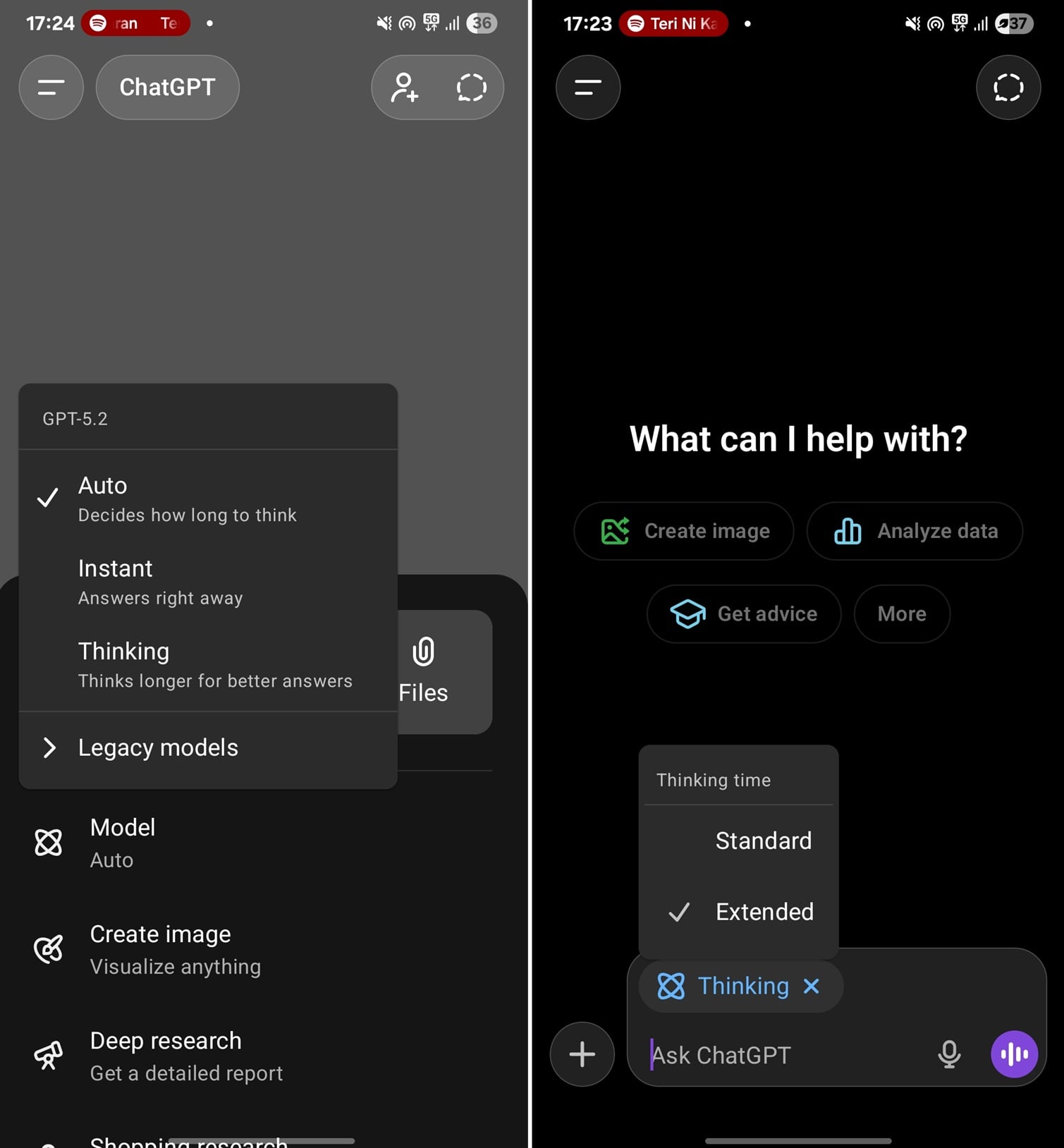 GPT Thinking on Android