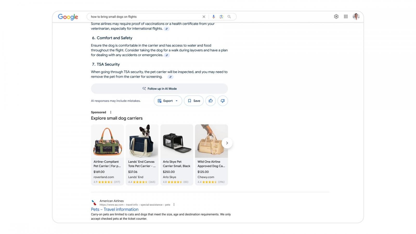 Google AI ads