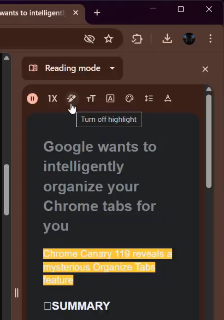 Chrome read aloud