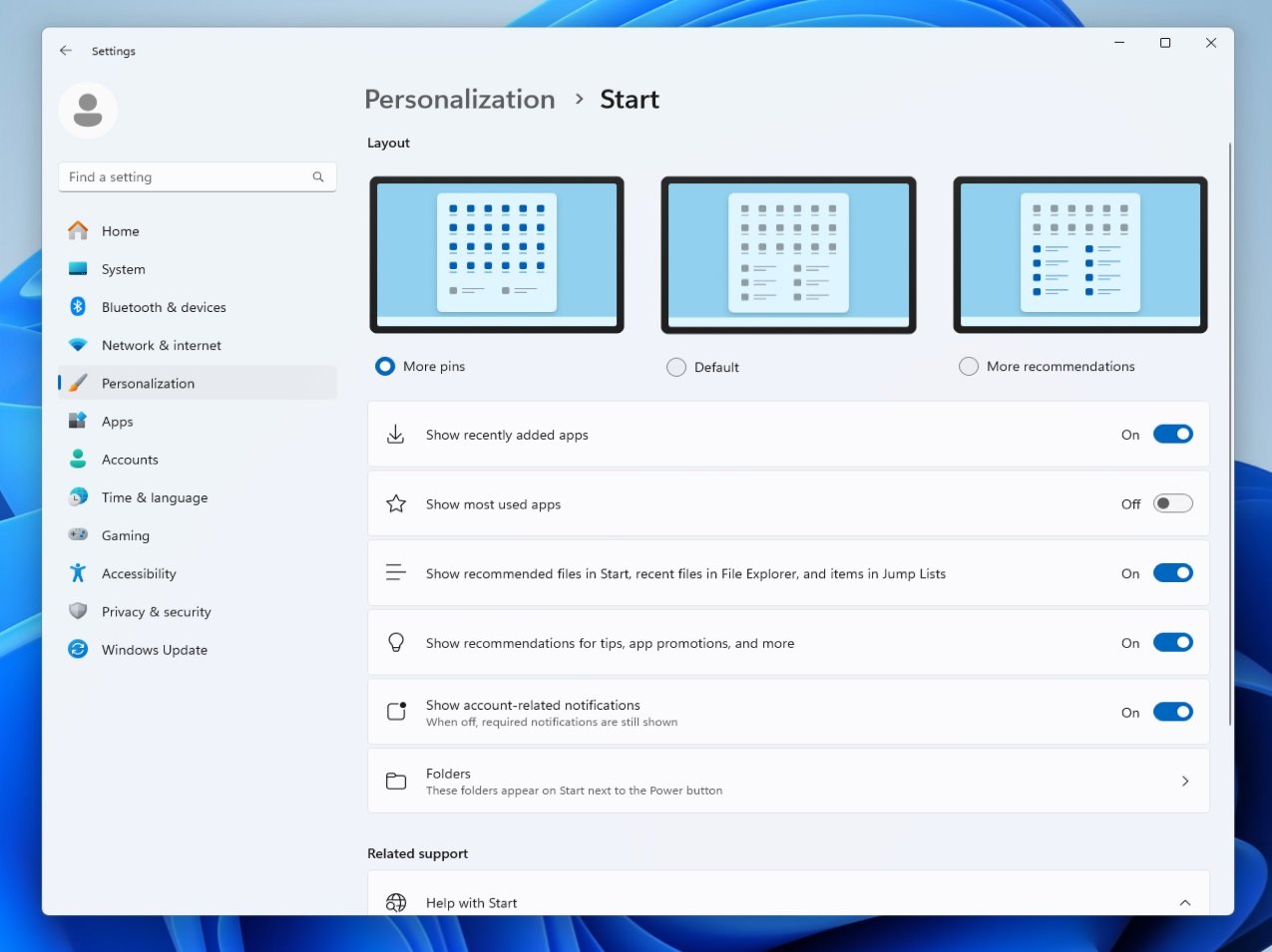 No option to change taskbar position