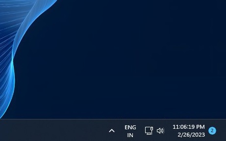 taskbar seconds