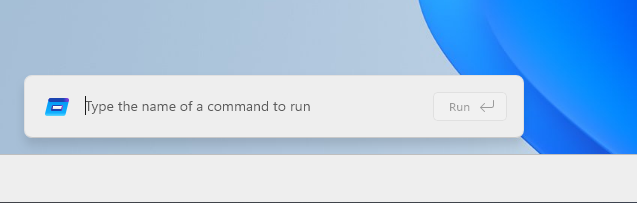 Modern Windows Run