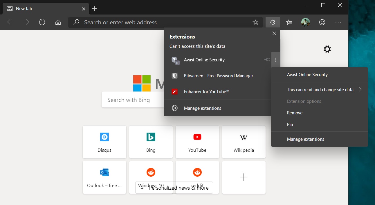 Microsoft Edge Gets a new Extensions Menu, Here's How to Enable It