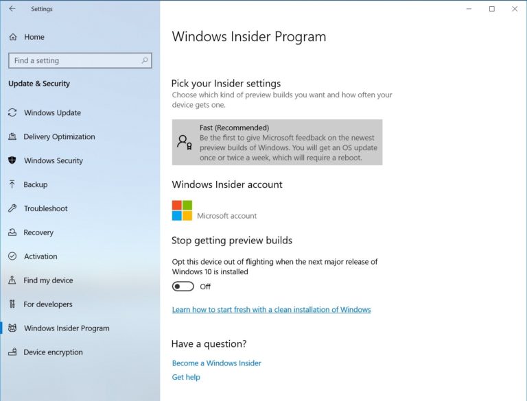 Windows 10 pro insider build 10565 action center will not open