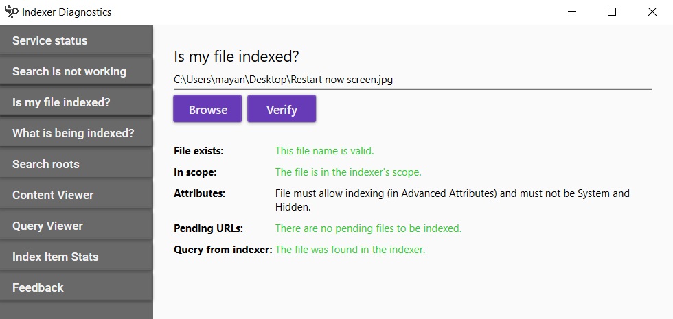 Indexed