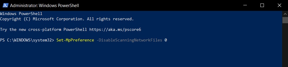 Network scan