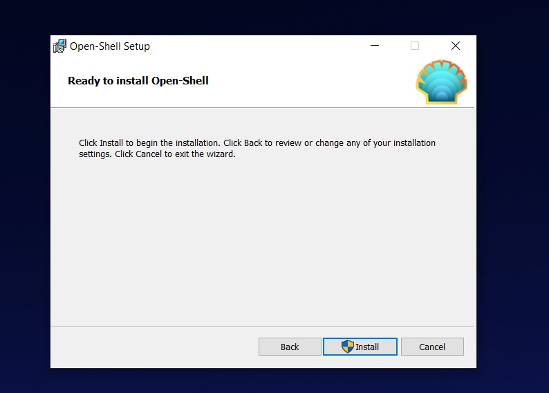 Open shell