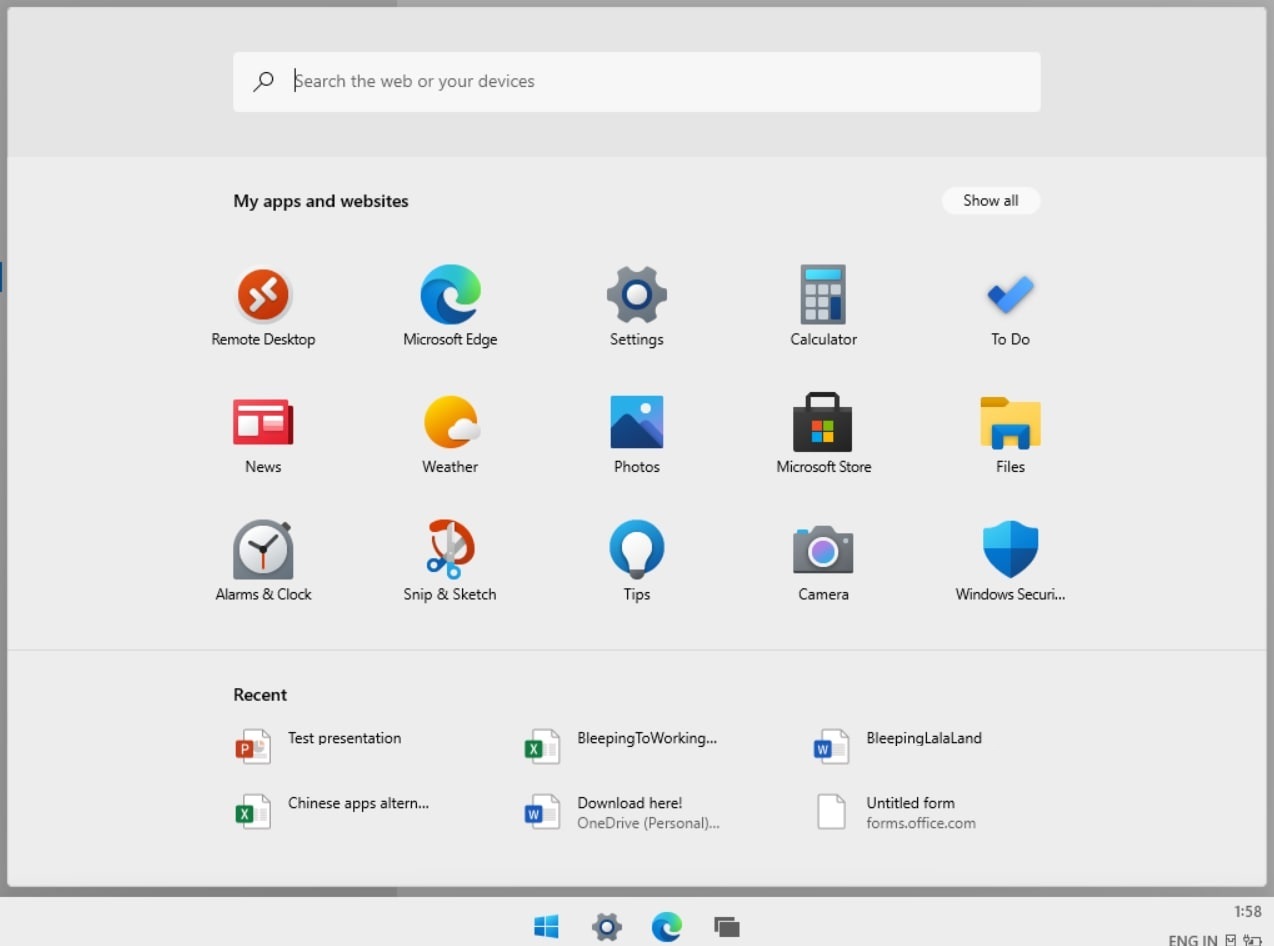 Start Menu