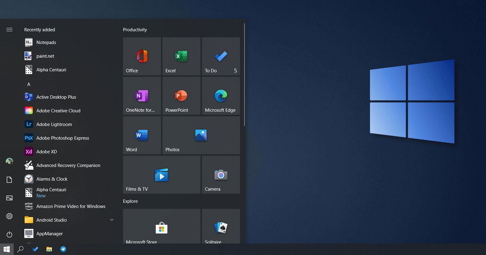 Start Menu