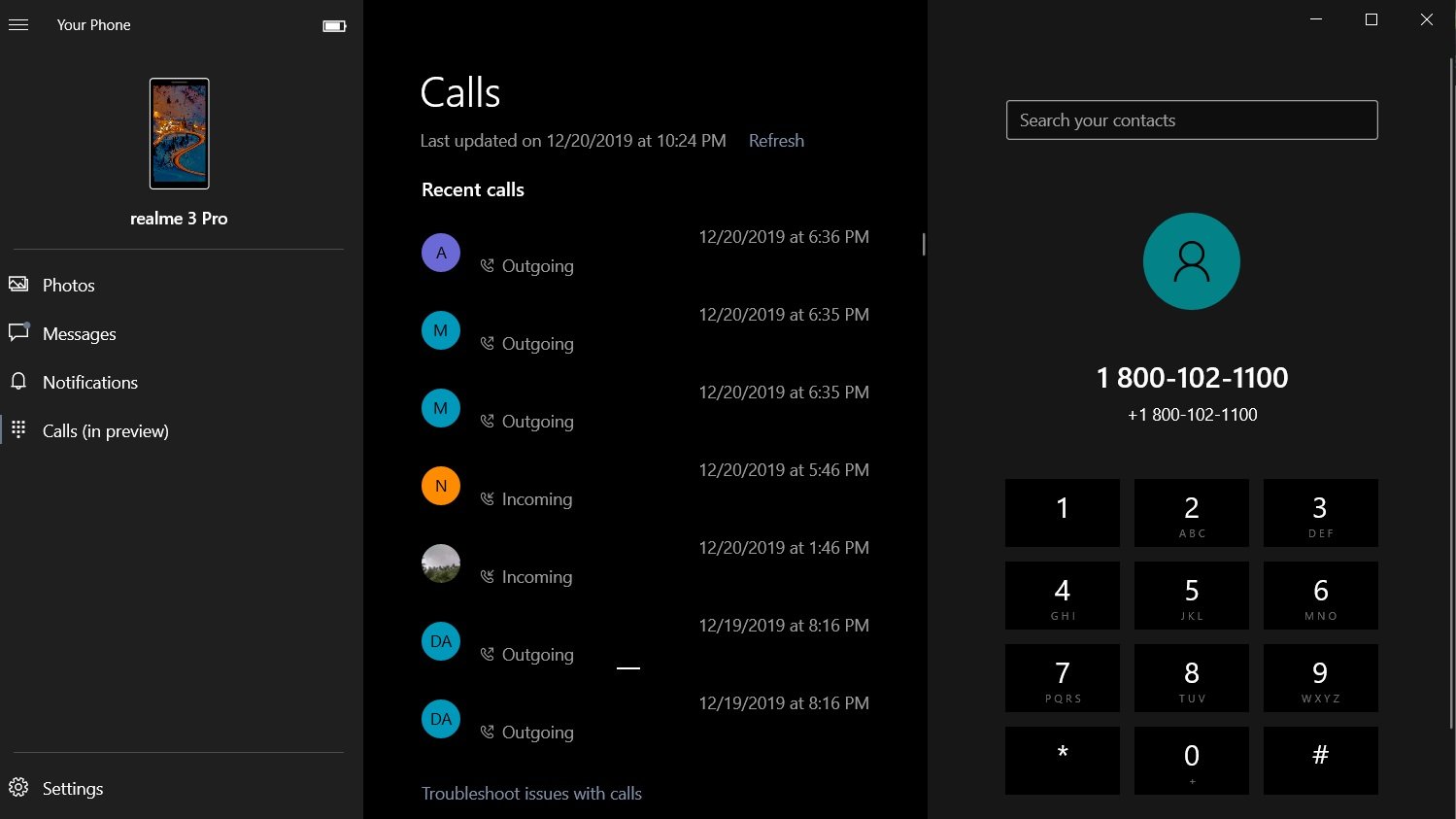 How to Place Calls From Windows 10 Using the Your Phone App